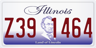 IL license plate Z391464