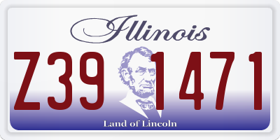 IL license plate Z391471