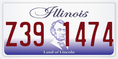 IL license plate Z391474