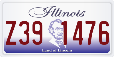IL license plate Z391476