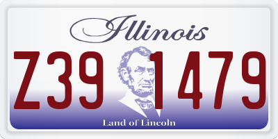 IL license plate Z391479