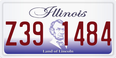 IL license plate Z391484
