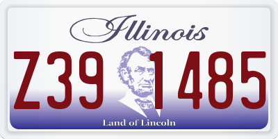 IL license plate Z391485