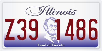 IL license plate Z391486