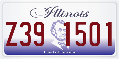 IL license plate Z391501