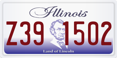 IL license plate Z391502