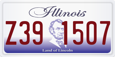 IL license plate Z391507
