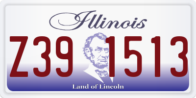 IL license plate Z391513