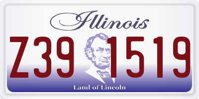 IL license plate Z391519