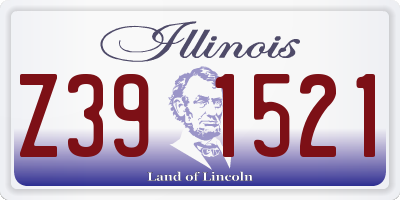 IL license plate Z391521