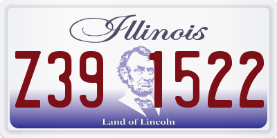 IL license plate Z391522