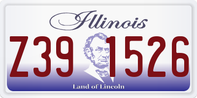 IL license plate Z391526