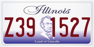 IL license plate Z391527