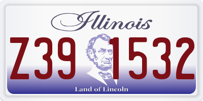 IL license plate Z391532