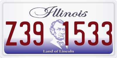 IL license plate Z391533
