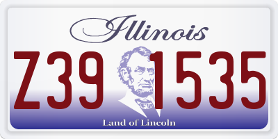IL license plate Z391535