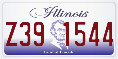IL license plate Z391544