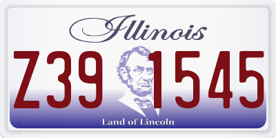 IL license plate Z391545