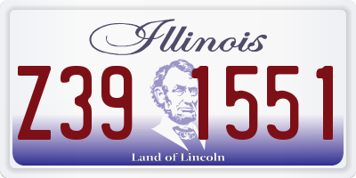IL license plate Z391551
