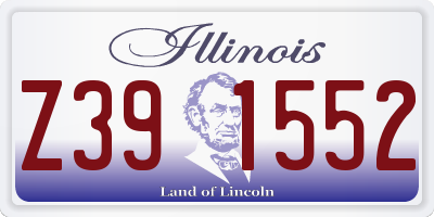 IL license plate Z391552