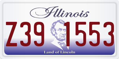 IL license plate Z391553
