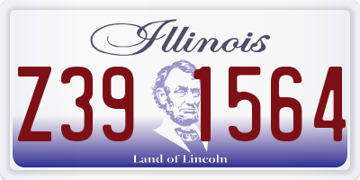 IL license plate Z391564