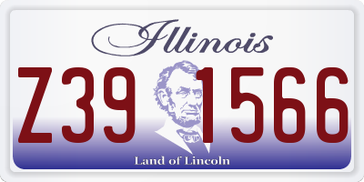 IL license plate Z391566