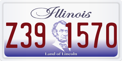 IL license plate Z391570