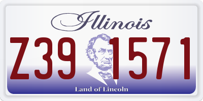 IL license plate Z391571