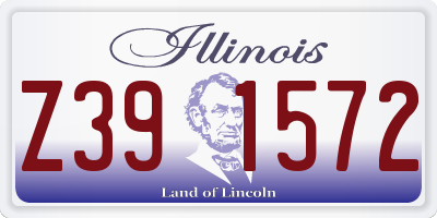 IL license plate Z391572