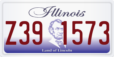 IL license plate Z391573