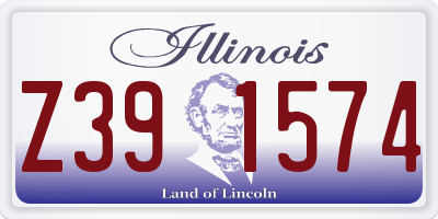 IL license plate Z391574