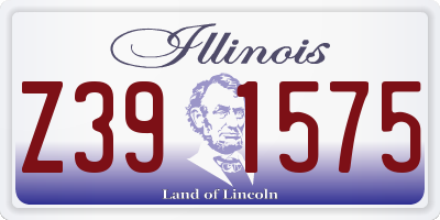 IL license plate Z391575