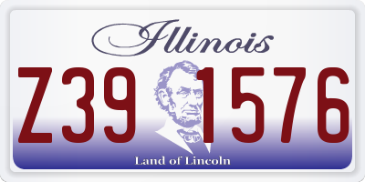 IL license plate Z391576