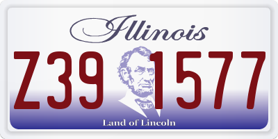 IL license plate Z391577