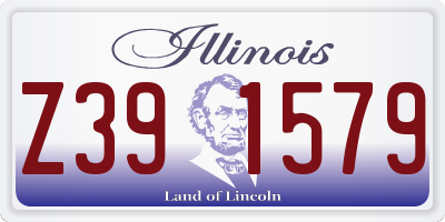 IL license plate Z391579
