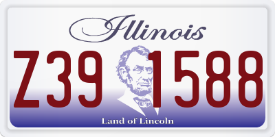 IL license plate Z391588