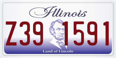 IL license plate Z391591