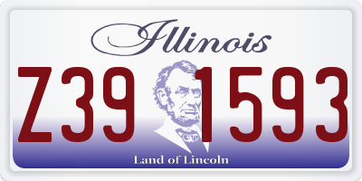IL license plate Z391593