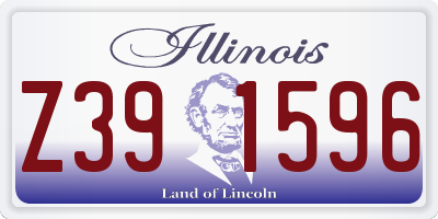 IL license plate Z391596