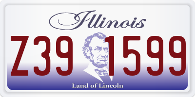 IL license plate Z391599