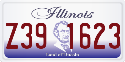 IL license plate Z391623
