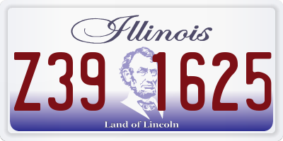 IL license plate Z391625