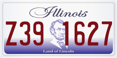IL license plate Z391627