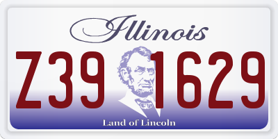 IL license plate Z391629