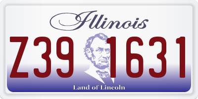 IL license plate Z391631