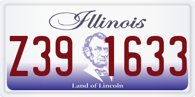 IL license plate Z391633