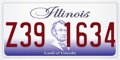IL license plate Z391634