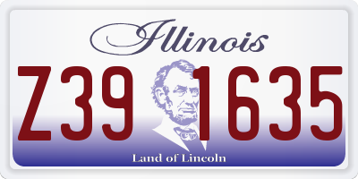 IL license plate Z391635