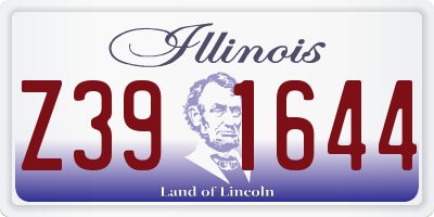 IL license plate Z391644